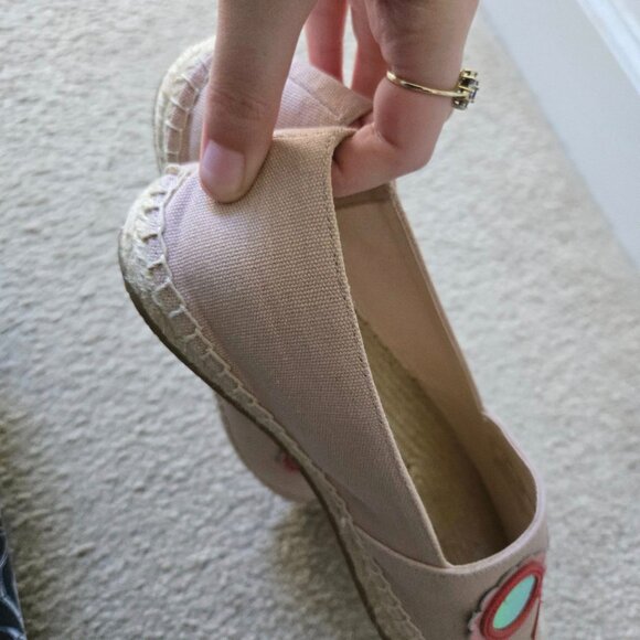 Kate Spade New York Grenada Glasses Espadrilles Size 8B - Picture 9 of 14